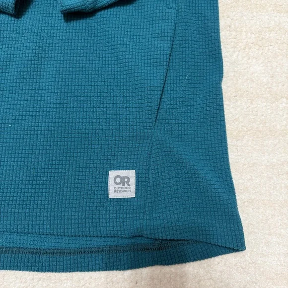 Outdoor Research Sweater Trail Mix Snap Pullover Waffle Fleece Adult Small - Picture 2 of 9